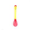 1Pc Heat Sensing Thermal Feeding Spoon Baby Kids Weaning Silicone Head Tableware