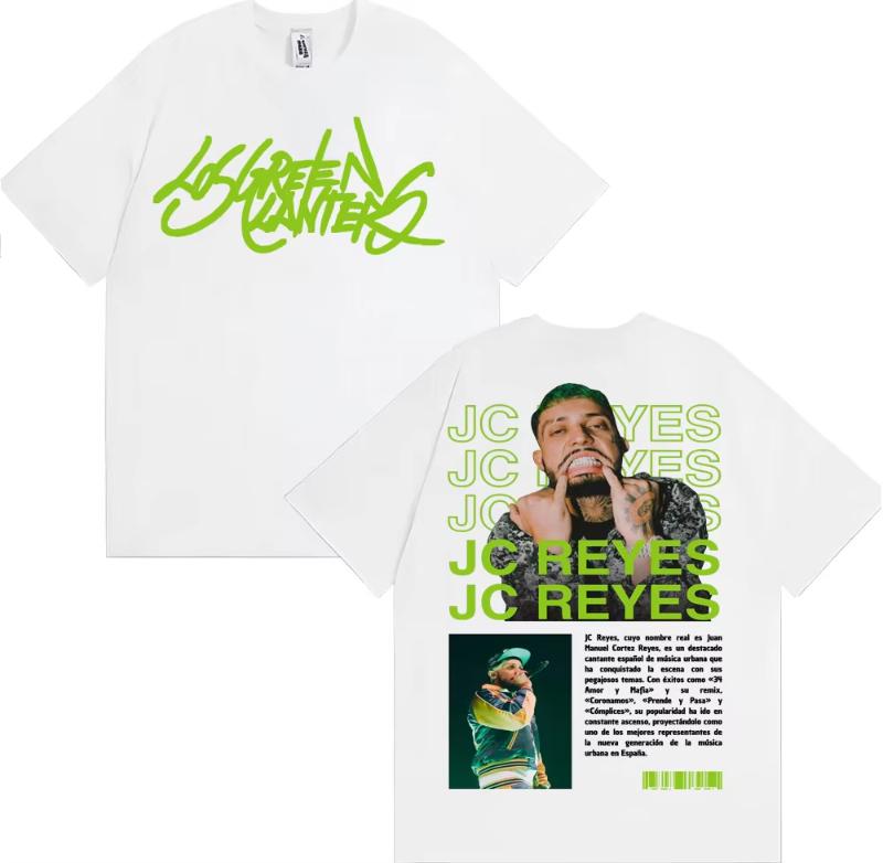 

Rapper Jc Reyes Album Tour 2025 Graphic T Shirts Men Women Fashion Hip Hop Retro T Shirt Fashion Casual Cotton Oversized T-shirt 5XL різнокольоровий