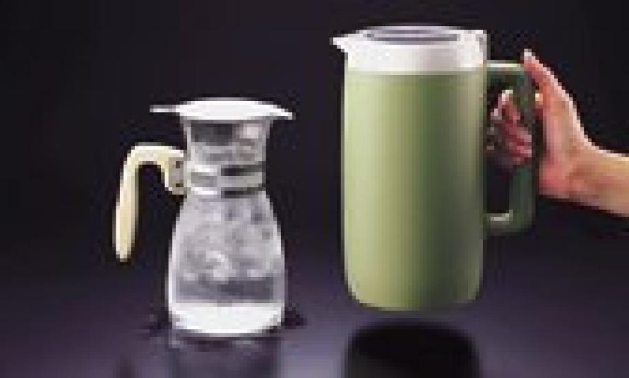 Zojirushi Thermos Cool 10cm Cold Pitcher, Tabletop, 1.7L, Approx. Diameter, Condensation-Free Insulation, Only, Beige, DGB-17C-CA