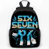Steal A Brainrot Six Seven Backpack For Primary School Students Bags Brainrot 67 Backpack 3D Cartoon School Bag for Children Bag