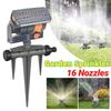Oscillating Garden Sprinkler Irrigation Watering System 16 Nozzles Agriculture Automatic Lawn Swing Sprinkler for Plants Grasses