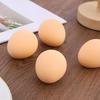 Simulated Egg Stress Ball Soft Stretch Squeaky Egg Squeeze Fidget Toy Anxiety Relief Soft Stress Ball Pinch Sensory Toy
