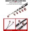 Ultra-short Section Sea Rod Portable Telescopic Small Sea Rod Lure Fishing Rod 1.3-1.8m Carbon Spinning Casting Baitcasting Light Travel Lure Rod