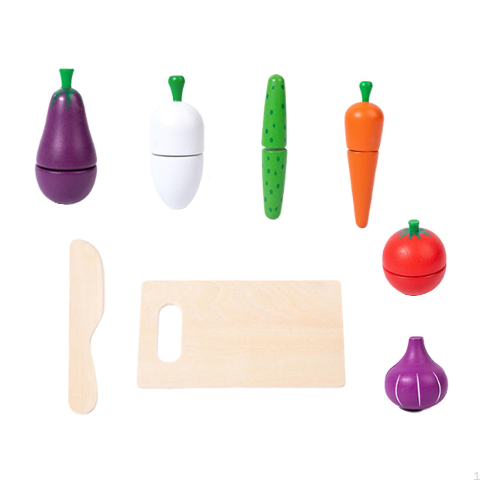 

Игрушки для резки Набор для сортировки по цветам Подарки на день рождения Кухонные аксессуары для ролевых игр Ранняя развивающая игрушка Vegetables