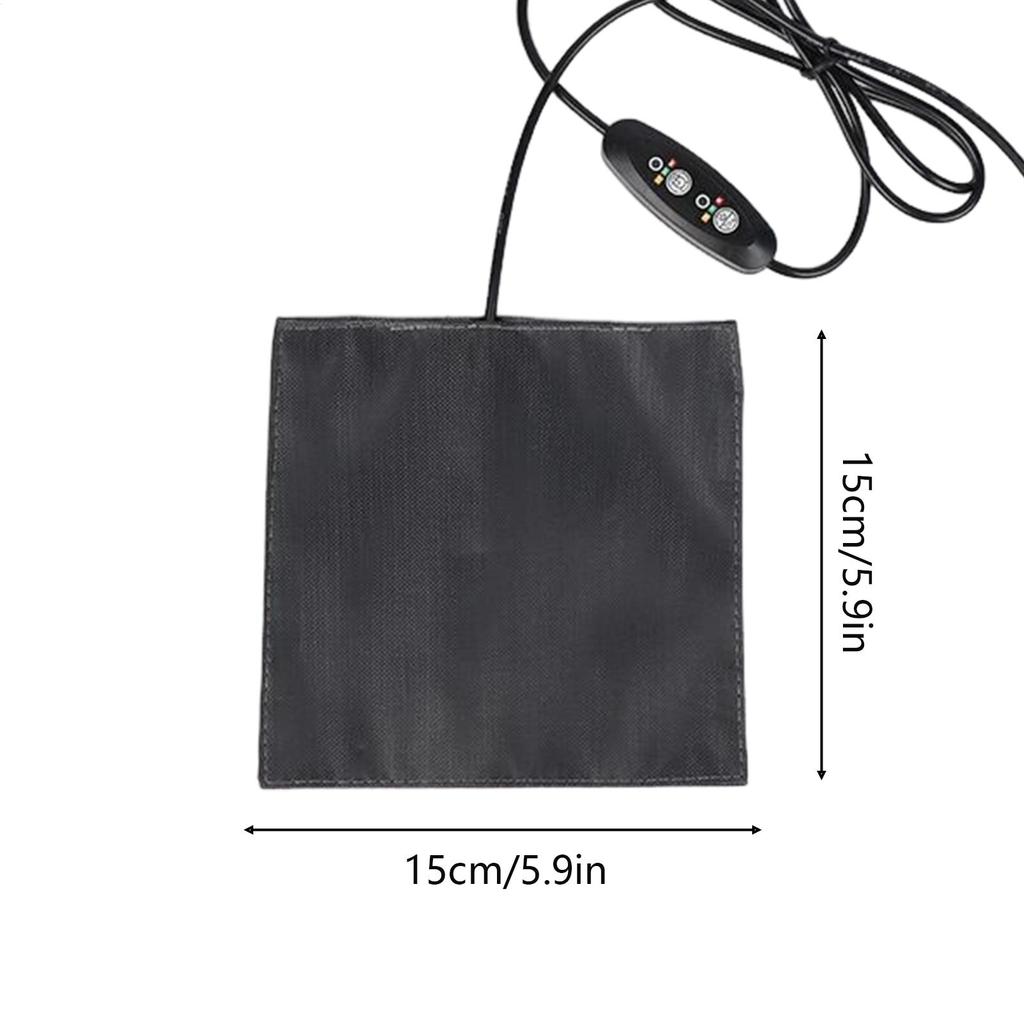 Animal Heating Pad USB Charging Smooth Warm Mat Heated Pet Mat For Birds Hamsters Indoor Outdoor Home Winter Cold Weather Travel