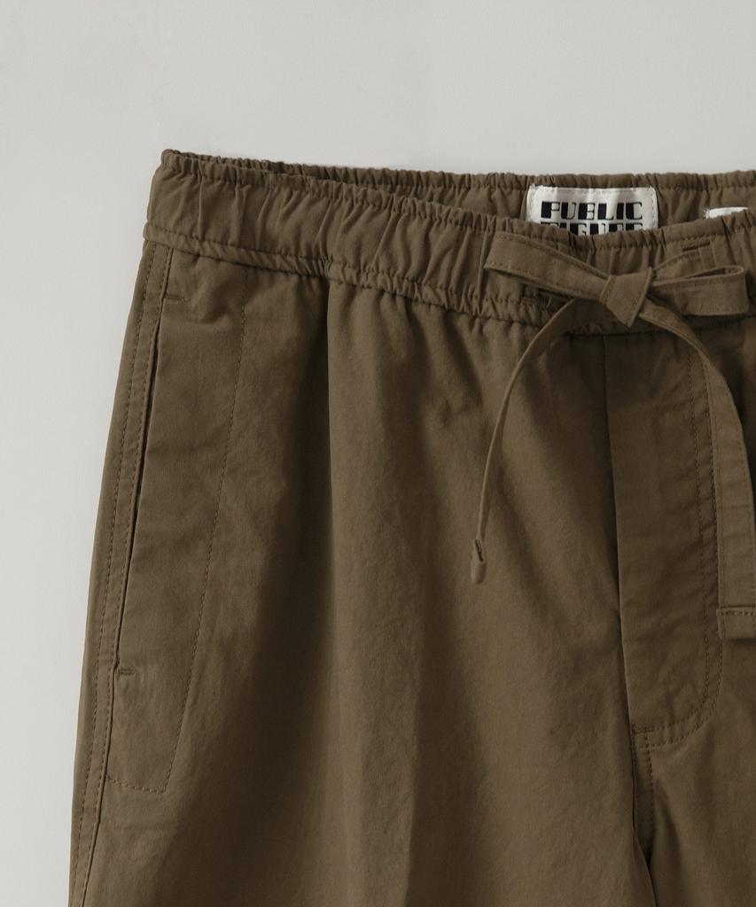 PUBLICFIGURE Cotton Paper Easy Pants_Khaki