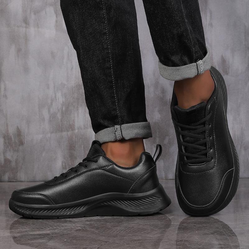 Casual Artificial Leather Lightweight Walking Sneakers Wide Toe Barefoot Zero Drop Shoes Trend Shoes Leisure Sneakers Women