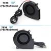 5V USB DC 7,5cm 7530 7515 75x35mm 75x15mm Vzduchový turbo ventilátor Přenosný ventilátor na grilování s rychlostí pro venkovní kempování a vaření