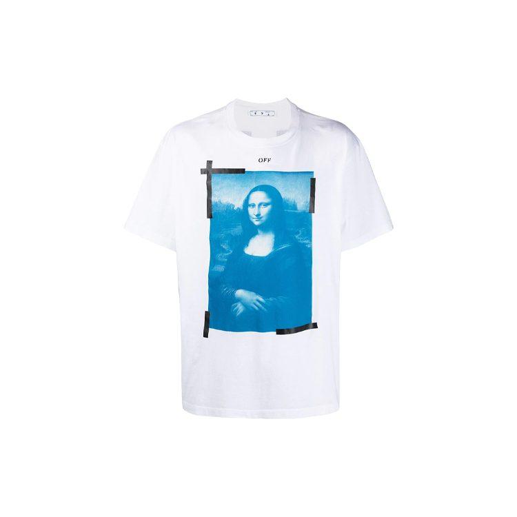 OFF WHITE Mona Lisa Tape Tee OMAA038R21JER0010110