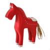 Decorative Horse Figurine, Collectible Wooden Sculpture, Adorned with Hand-Painted Designs And A