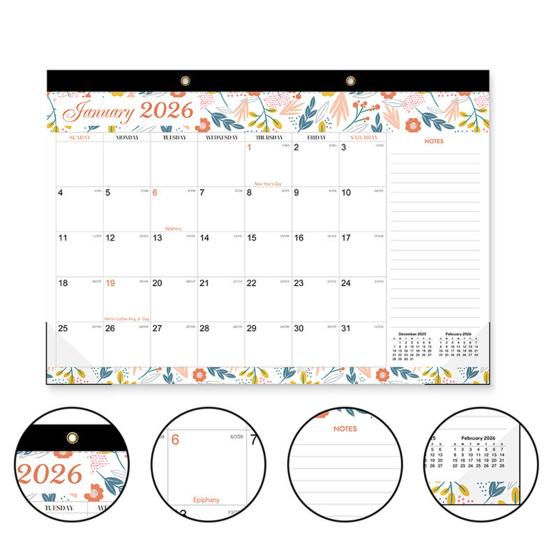 2026-2027 Wall Calendar Jan.2025 - Jun.2026 18 Monthly Planner 12" X 17" Wall Hanging Calendar with Hanging Hook And Julian Dates for Organizing