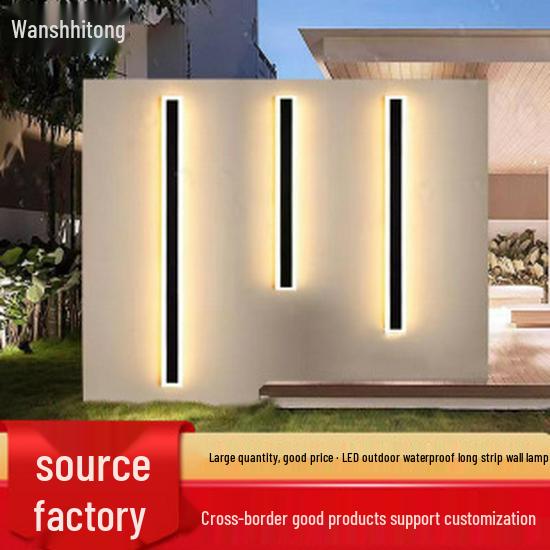 Nordic Waterproof LED Wall Lamp for Outdoor & Indoor Use
