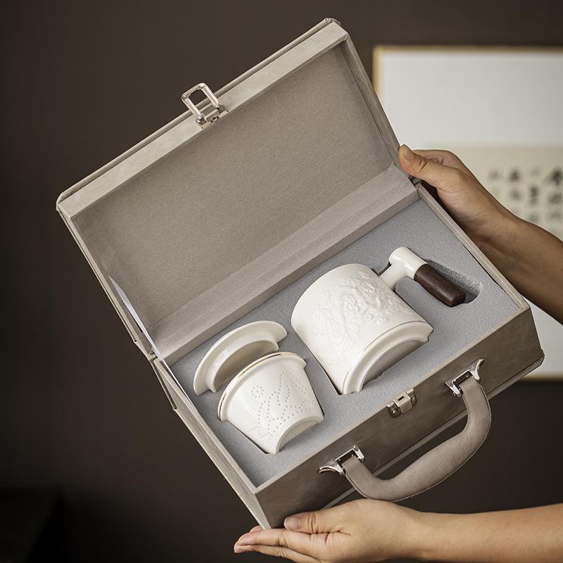 

Креативность Guochao Панда Керамическая кружка Офисная кружка Подарочная коробка Бизнес Компания Праздничные подарки 420