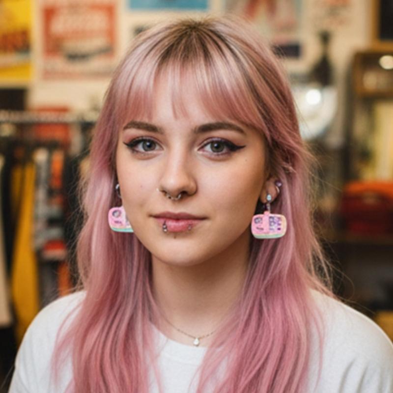 Playful Sardine Tin Inspired Earrings Lightweight Alloy Designs Accessories Colorful Fashion Jewelry For Casual Outfits