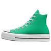 Chuck Taylor All Star Lift Abrasion Resistant High Top Canvas Shoes Women's Green White A09393C