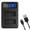 LP-E17 Dual Channel LCD USB Charger for  Eos 750D, Eos 760D, Eos M3 Camera and More (LP-E17-DL)