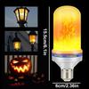 1Pcs 4 Modes Flickering Fire Simulation E27 Led Flame Effect Light Bulb For Party Ktv Garden Home Decor Outdoor Lighting