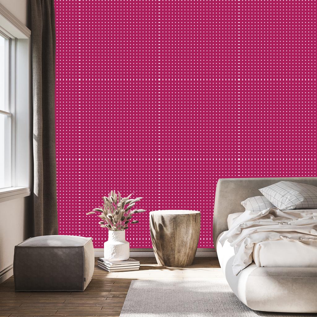 Purple Dots Wallpaper, Purple Background for Living Room and Bedroom 50x1000