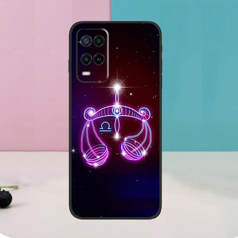 Zodiac Signs Case For Oppo A74 A54 A94 A80 A60 A40 A18 A38 A58 A78 A98 A96 A76 A16 A15 A17 A57 A5 A6 Pro