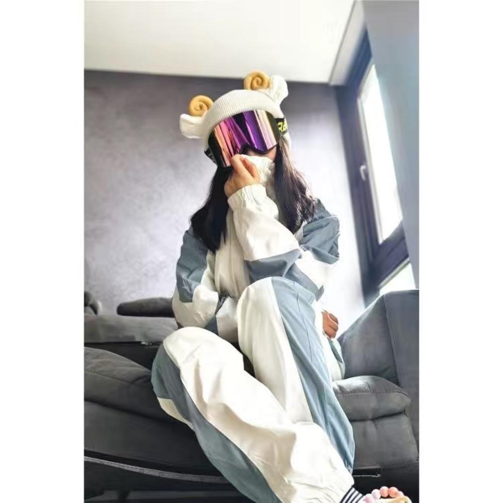 Husă Căciulă Cască Schi Urechi Pisică Desene Animate Drăguțe Bebeluș Aceeași Placă Simplă și Dublă Cască cu Baterie Husă Unisex