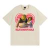 Fashion Shrek and Fiona Relationship Goals Meme T Shirt Funny Couples Cartoon Tshirts Fashion Humor Cozy High Quality Tshirt