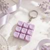 Stress Relief Fidget Button Keychain Pendant Bag Key Decor Unique Fidget Clicker Toy  Sensory Play