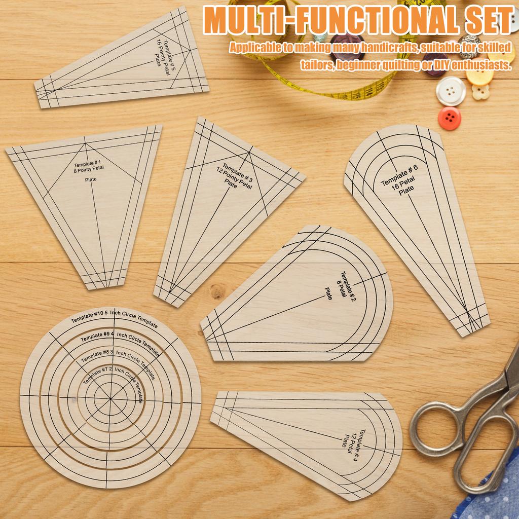 Creative Corner Knife Quilting Template Ruler Acrylic Sewing Ruler DIY Knitting Crafts Sewing Template Sewing Tool Corner Ruler