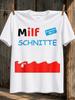 Milf Schnitte Wertvolle Vol Gerunisex Snack Parody Humor Red Wave Bar Blue Handwritten Lettering Unisex All Tshirt