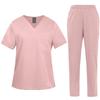 Multicolor Beautician Lab Workwear Solid Color Beauty Salon Nursing Uniforms Pet Clinic Scrubs Uniforms Work Clothes