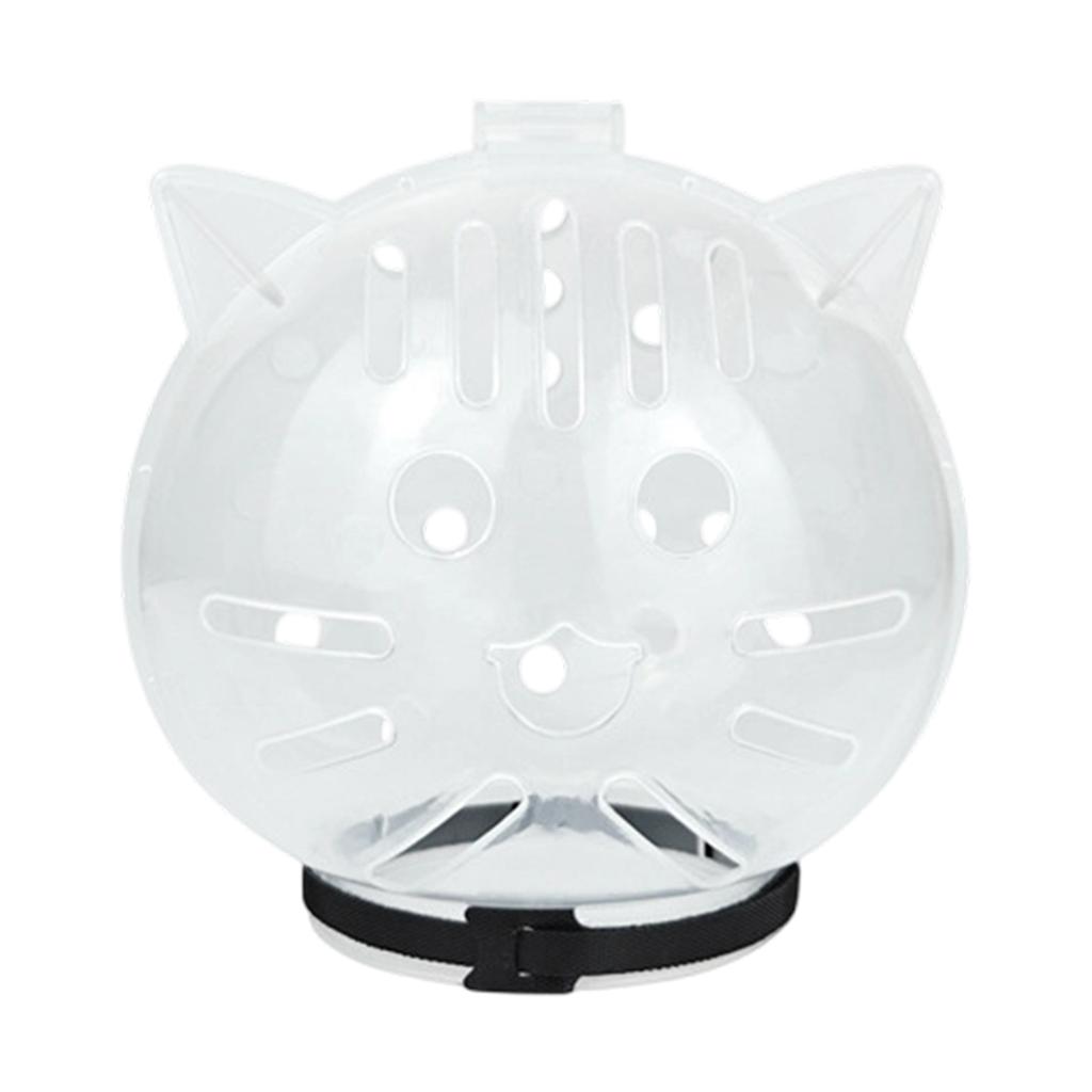 Breathable Cat Muzzle Anti Licking Cat Hood Nail Trimming Grooming Mask for Pet Grooming Bathing Nail Trimming
