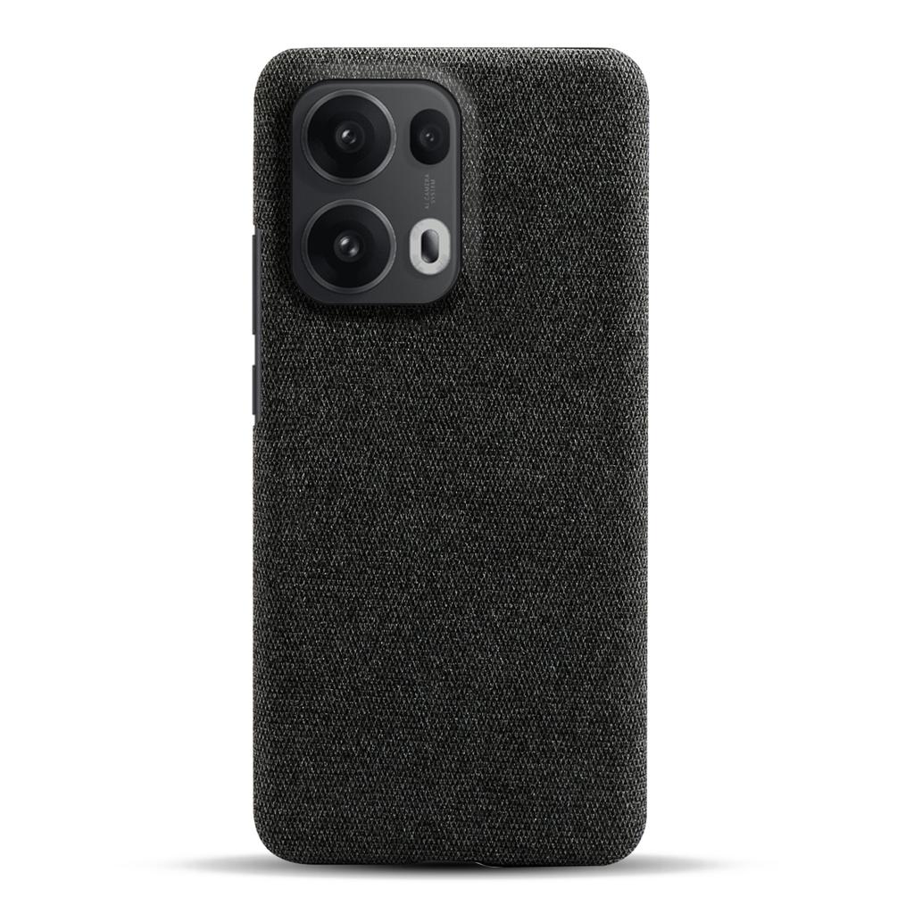 For Oppo Reno13 Pro 5G Phone Case Cloth Texture Anti-Scratch Protective PC Back Cover