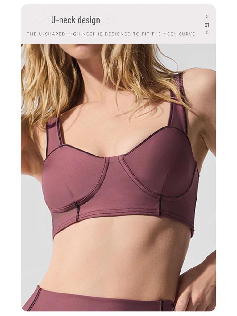 High-Performance Women's Yoga and Fitness Suit: Solid Color, High-Elastic, Tight Fit