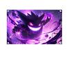 1PC Gengar Flag Banners Four Hole Flag Polyester Outdoor Decor Room Aesthetic
