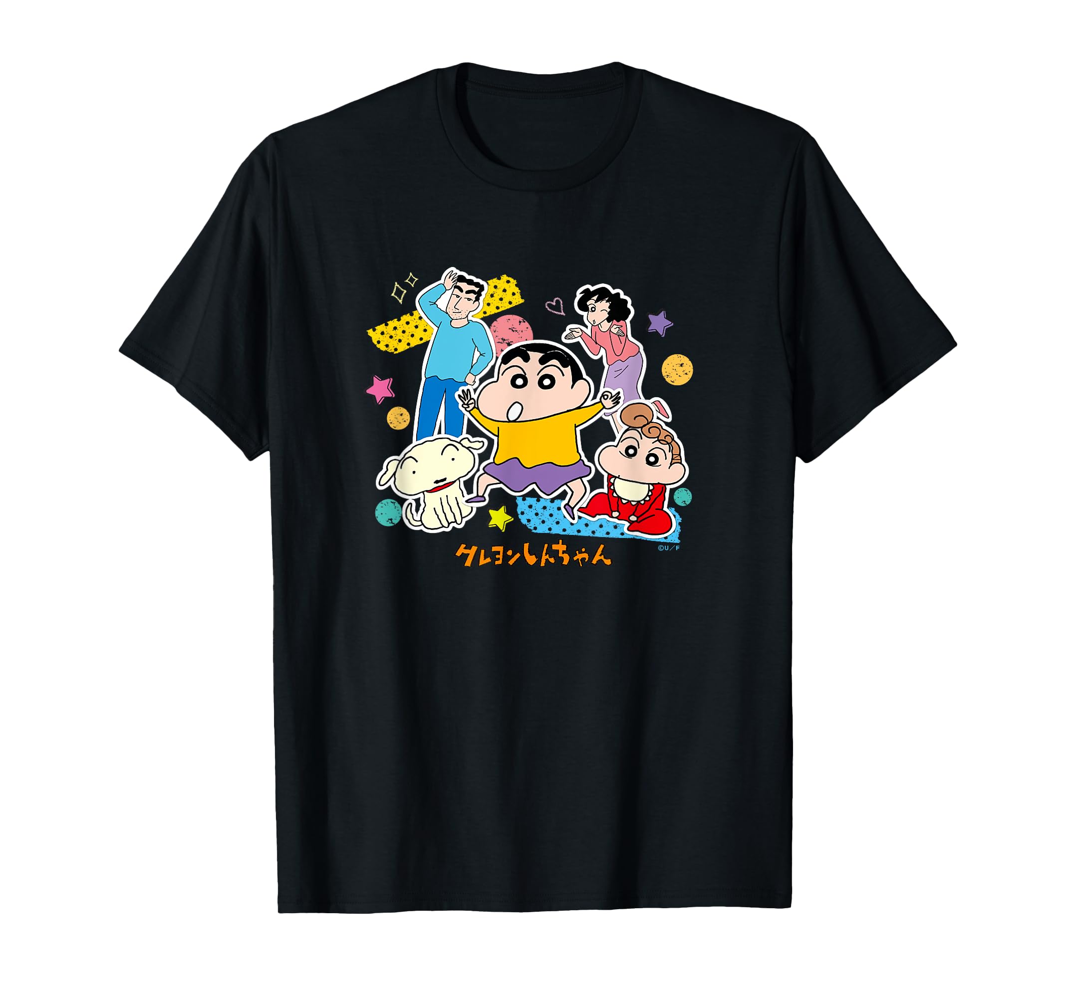 

Crayon Nohara Family [Manga] Shin-chan T-shirt чорний