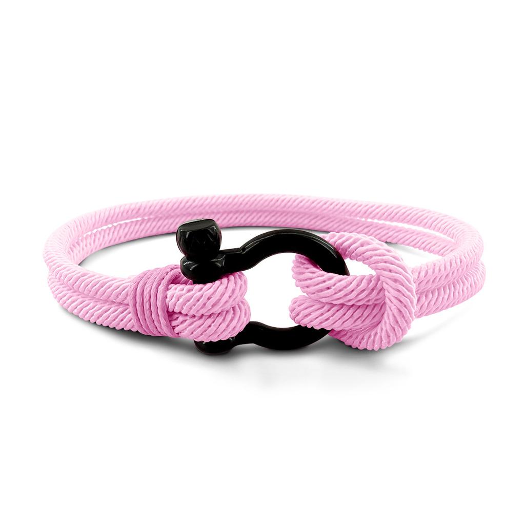 Fashion Bracelet Men's Braided Bracelet Lock Stainless Steel Couple Red Rope Hand Rope Student Jewelry