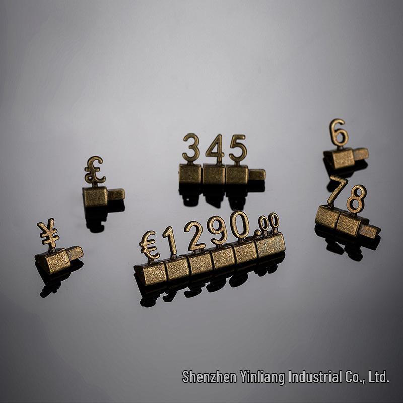

In-Stock Gold Perfume Metal Currency Price Tags for Jewelry RMB Gold