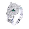 Stylish And Trendy Animalthemed Ring With Silver Leopard Head Perfect For Women Fashionforward