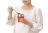 Tiger Vacuum Insulated Soup Jar, 250ml, for Lunch Boxes, Wide Mouth, Round Bottom, Chili Red, MCL-B025-RC