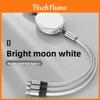 Universal 100w Fast Charging Data Cable With Threeinone Connectors For Huawei Apple Android Devices