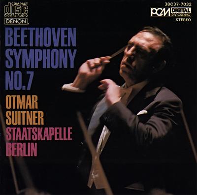 CD BEETHOVEN  STAATSKAPELLE BERLIN O  Symphony No. 7 38C377032 Denon 1983 Japan Classical Used