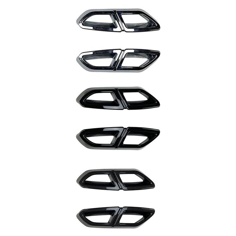 For Volkswagen Magotan Passat B8 2016-2019 Rear Lip Bumper Spoiler Car Tail Throat Frame Exhaust Pipe Trim