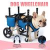 Portable Dog Wheelchair Small Dogs With Mobility Issues Foldable Metal Support Cart 3-9kg Pets
