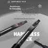 Lucky Choice No-Sharpening Eyebrow Pencil: Automatic, Natural, Long-Lasting, Waterproof, and Smudge-Free.