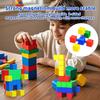 32-Pcs Magnetic Blocks, Montessori-Style 3D Color Building Toys. Educational Construction Cubes for Kids Aged 3+, Perfect Gift