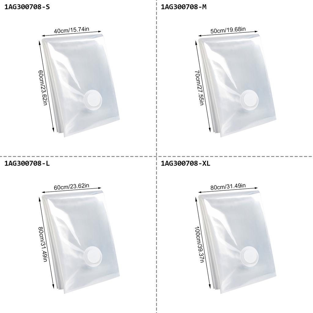 Tragbare Vakuumaufbewahrungsbeutel für Kleidung und Decken Platzsparend Mit starkem Verschluss Einfach zu verwenden für Zuhause Wohnheim Reisen