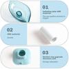 Leaf Shape Soap Dish for Bathroom Shower Suction Cup Soap Holder Imitation Jade Material Sponge Drain Rack Bathroom Accessorie