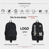 Men's Large Casual Backpack - Outdoor, Double-Duty, Logo Print, Laptop/Travel/School Bag