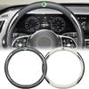 Car Steering Wheel Cover Carbon For Skoda Citigo Kamiq Karoq Kodiaq Octavia Scala YETI Fanbia Rapid Roomster Octavia PRO KAROQ Kyvc74