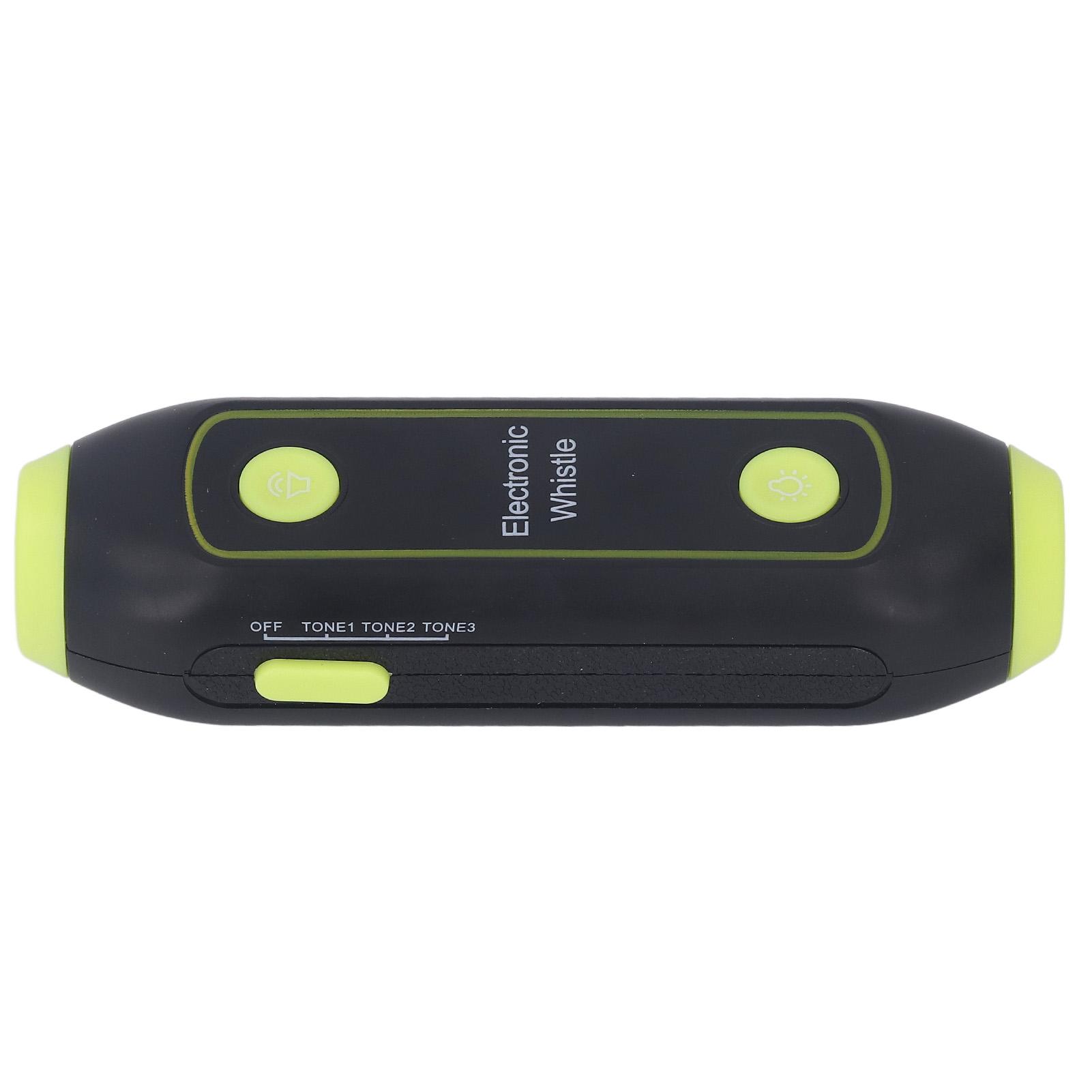 

Электронный свисток 3 тона 3 уровня громкости Свисток без дутья со светодиодной подсветкой для тренировок спорта