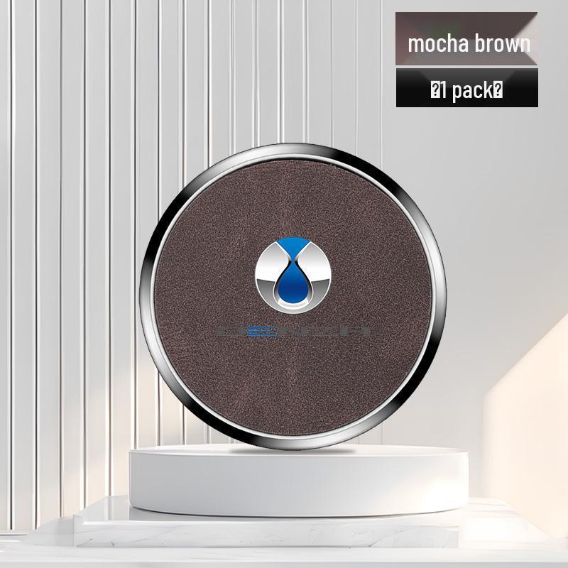 Denza N7 Car Cup Holder & Door Slot Anti-Slip Mat 23-25 Model - Alloy Coaster Storage Box